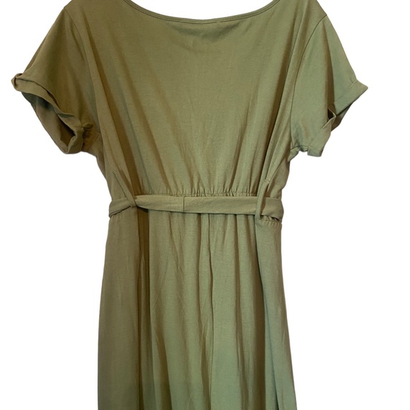 The Royal Standard Olive Green Cuffed Short Sleeve Tie Waist… - Picture 11 of 15